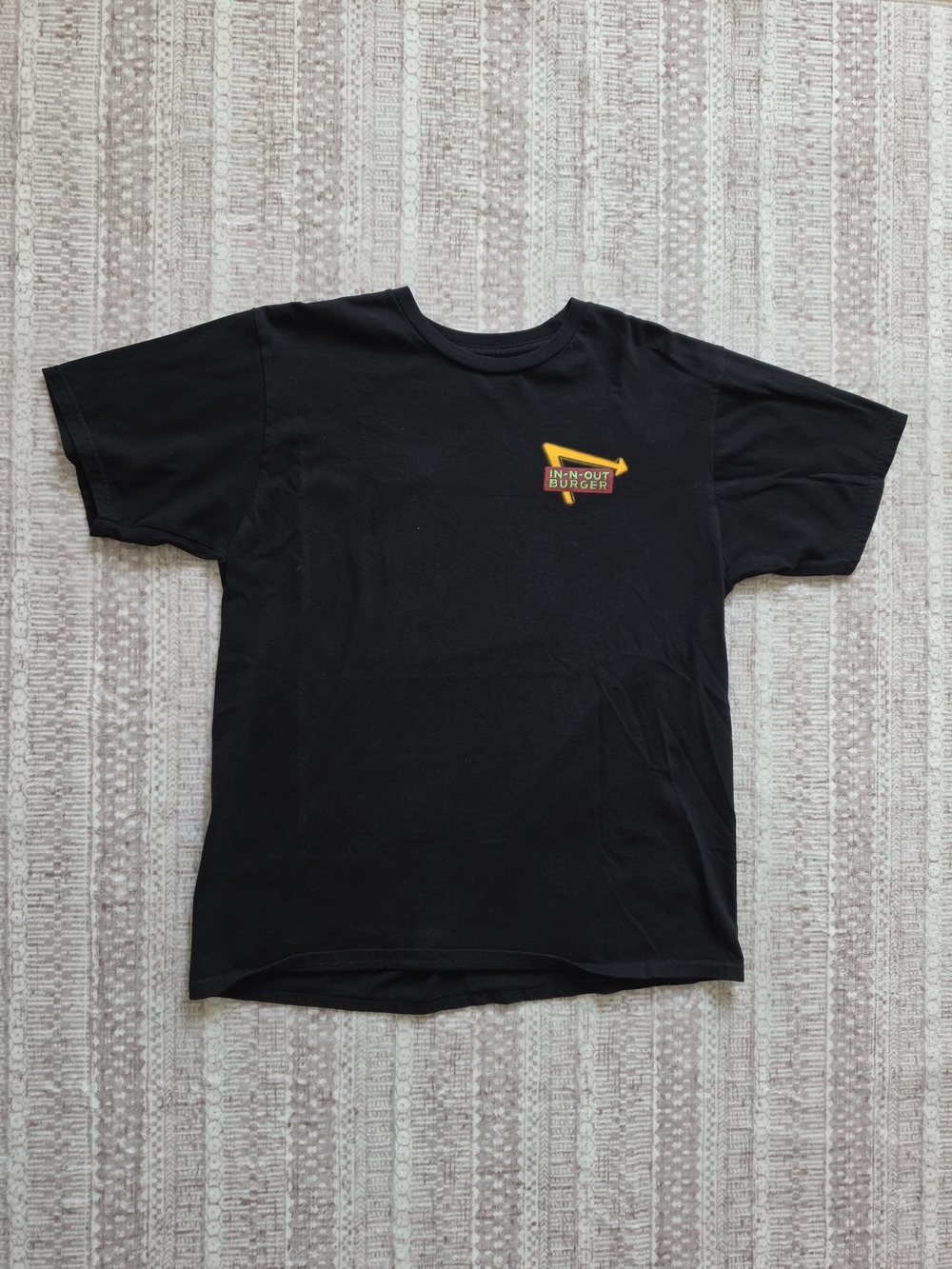 In-N-Out Burger 75th Anniversary Black Graphic T-Shirt Men's - Size Large